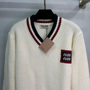 Dior white British sweater L